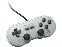 8BitDo - SN30 Pro USB Gamepad - Gray - Large Front