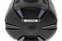 Alpine - 6-1/2” 2-Way Weather-Resistant Coaxial Speaker Pods (Pair) - Black - Large Front