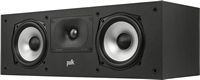 Polk Audio - Monitor XT30 Center Channel Speaker - Midnight Black - Large Front