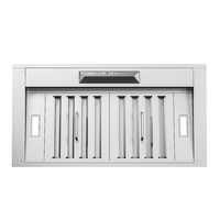 Zephyr - 30 inches - Externally Vented - Range Hood Insert - Stainless Steel - Large Front