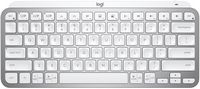 Logitech - MX Keys Mini TKL Wireless Bluetooth Scissor Keyboard with Backlit Keys - Pale Gray - Large Front