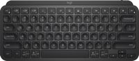 Logitech - MX Keys Mini TKL Wireless Bluetooth Scissor Keyboard with Backlit Keys - Black - Large Front