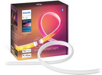 Philips - Hue Ambiance Gradient Bluetooth Lightstrip 40-inch Extension - White - Large Front