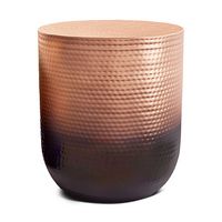 Simpli Home - Nova Metal Side Table - Copper Ombre - Large Front