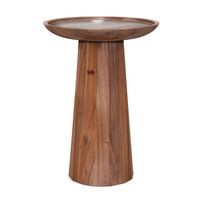 Simpli Home - Dayton Wooden Accent Table - Light Cognac - Large Front