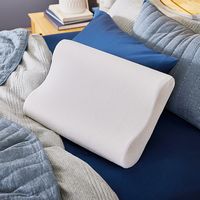 Sleep Innovations - Contour Memory Foam Queen Pillow - White - Large Front