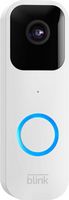 Blink - Smart Wifi Video Doorbell – Wired/Battery Operated - White - Large Front