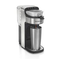 Hamilton Beach - The Scoop Single-Serve Coffee Maker with Removable Reservoir - BLACK - Large Front