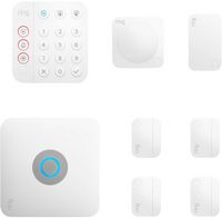 Ring - Alarm Pro Home Security Kit 8 Pieces - White - Large Front