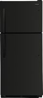 Frigidaire - 20.5 Cu. Ft. Top-Freezer Refrigerator - Black - Large Front