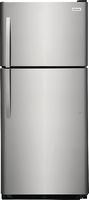 Frigidaire - 20.5 Cu. Ft. Top-Freezer Refrigerator - Stainless Steel - Large Front