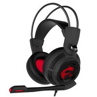 MSI - DS502 Wired Gaming Headset - Black - Large Front