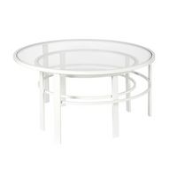 Camden&Wells - Gaia Nesting Coffee Table Set - White - Large Front