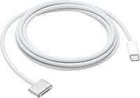 Apple - 6.6' (2M) USB-C to MagSafe 3 Charging Cable for MacBook Pro - White - Large Front