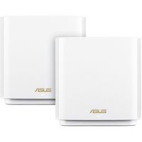 ASUS - ZenWiFi ET8 Wireless-AX Wi-Fi Router - White - Large Front