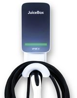Juicebox - 25 ft Electric Vehicle Charger with 32 Amp NEMA 14-50 - White - Large Front