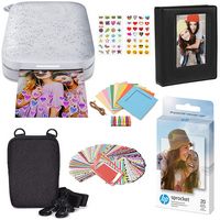 HP - Sprocket Portable Photo Printer Gift Bundle with 2