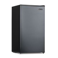 NewAir - 3.3 Cu. Ft. Compact Mini Refrigerator with Freezer, Can Dispenser, Crisper Drawer and En... - Large Front