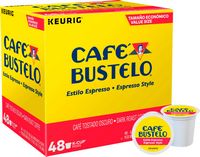 Café Bustelo - Espresso Style Coffee Pods, 48 Pack - Large Front