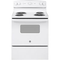 GE - 5.0 Cu. Ft. Freestanding Electric Range - White - Large Front