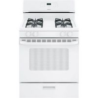 Hotpoint - 4.8 Cu. Ft. Freestanding Gas Range - White - Large Front