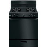 Hotpoint - 4.8 Cu. Ft. Freestanding Gas Range - Black - Large Front