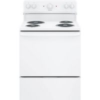 Hotpoint - 5.0 Cu. Ft. Freestanding Electric Range - White - Large Front