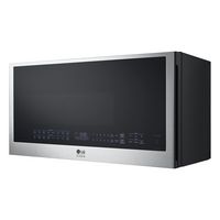 LG - STUDIO 1.7 Cu. Ft. Convection Over-the-Range Microwave with Air Fry - Stainless Steel - Large Front