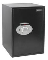 Honeywell - 2.73 Cu. Ft. Large Security Safe Digital/Dial Lock - Black - Large Front