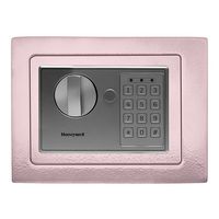 Honeywell - .15 Cu. Ft. Compact Security Safe with Digital Lock - Pink - Large Front