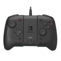 Hori - Split Pad Pro Attachment Set for Nintendo Switch - Black - Large Front