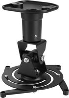 Insignia™ - Universal Projector Ceiling Mount - Black - Large Front