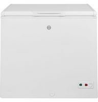 GE - 8.8 Cu. Ft. Chest Freezer with Manual Defrost - White - Large Front