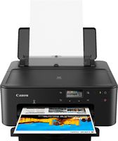 Canon - PIXMA TS702a Wireless Inkjet Printer - Black - Large Front