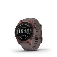 Garmin - fēnix 7S Sapphire Solar GPS Smartwatch 42 mm Fiber-reinforced polymer - Dark Bronze Tita... - Large Front