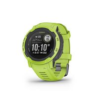 Garmin - Instinct 2 45 mm Smartwatch Fiber-reinforced Polymer - Electric Lime - Large Front