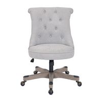 OSP Home Furnishings - Hannah Tufted Office Chair - Fog - Large Front