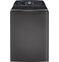 GE Profile - 5.4 Cu. Ft. High Efficiency Smart Top Load Washer with Smarter Wash Technology, Easi... - Large Front