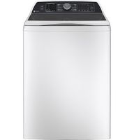 GE Profile - 5.3 Cu. Ft. High Efficiency Smart Top Load Washer with Smarter Wash Technology, Easi... - Large Front