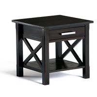 Simpli Home - Kitchener End Table - Hickory Brown - Large Front