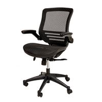 Alamont Home - Warfield Modern Mesh Executive Swivel Office Chair - Black Mesh/Black Frame - Large Front