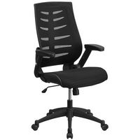 Alamont Home - Kale Contemporary Mesh Executive Swivel High Back Office Chair - Black - Large Front