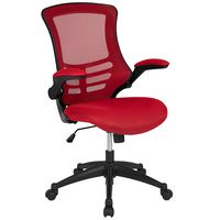 Alamont Home - Kelista Contemporary Mesh Swivel Office Chair - Red Mesh - Large Front