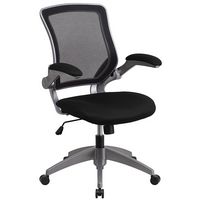 Alamont Home - Kale Contemporary Mesh Swivel Office Chair - Black - Large Front