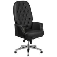 Alamont Home - Hansel Traditional High Back Tufted LeatherSoft Multifunction Ergonomic Office Cha... - Large Front