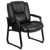 Alamont Home - Hercules  Contemporary Leather/Faux Leather Big & Tall Side Chair - Upholstered - ... - Large Front