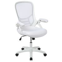 Alamont Home - Porter Contemporary Mesh Executive Swivel Office Chair - White - Large Front