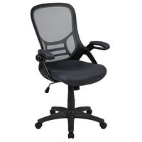 Alamont Home - Porter Contemporary Mesh Executive Swivel Office Chair - Dark Gray - Large Front