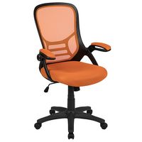 Alamont Home - Porter Contemporary Mesh Executive Swivel Office Chair - Orange - Large Front