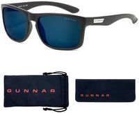 GUNNAR - Intercept  Computer Glasses with Blue Light Reduction , SUN Lenses - Onyx - Large Front